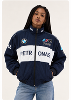 F1 Vintage Racing Jacket – Blue and White BMW