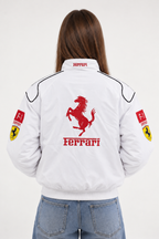 F1 Vintage Racing Jacket – Ferrari White