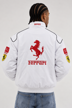 F1 Vintage Racing Jacket – Ferrari White