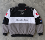 F1 Vintage Racing Jacket - Black and Grey McLaren