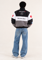 F1 Vintage Racing Jacket - Black and Grey McLaren