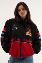 F1 Vintage Racing Jacket – Black and Red McLaren