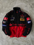 F1 Vintage Racing Jacket – Black and Red McLaren