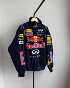 chaqueta red bull vintage al detalle 